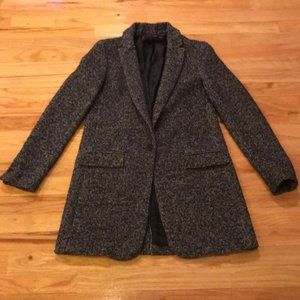Zara longline blazer coat Size Small
